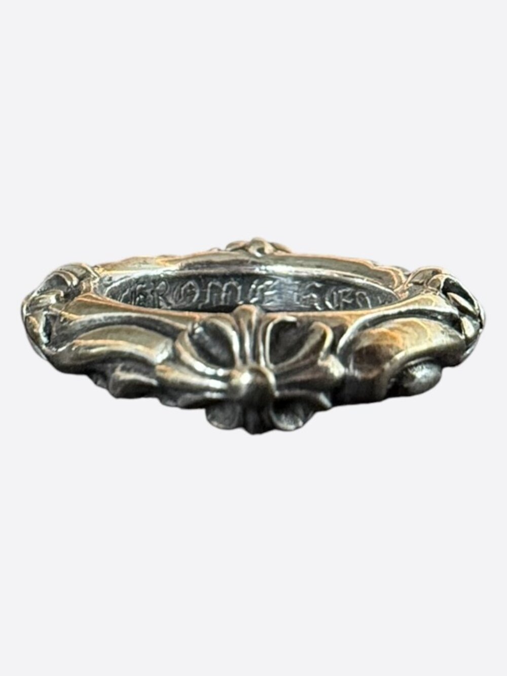 Chrome Hearts Silver SBT Plus Cross Ring